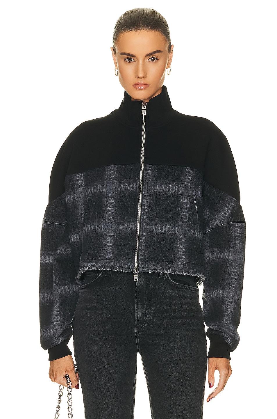 Amiri Track Jacket in Black Lyst