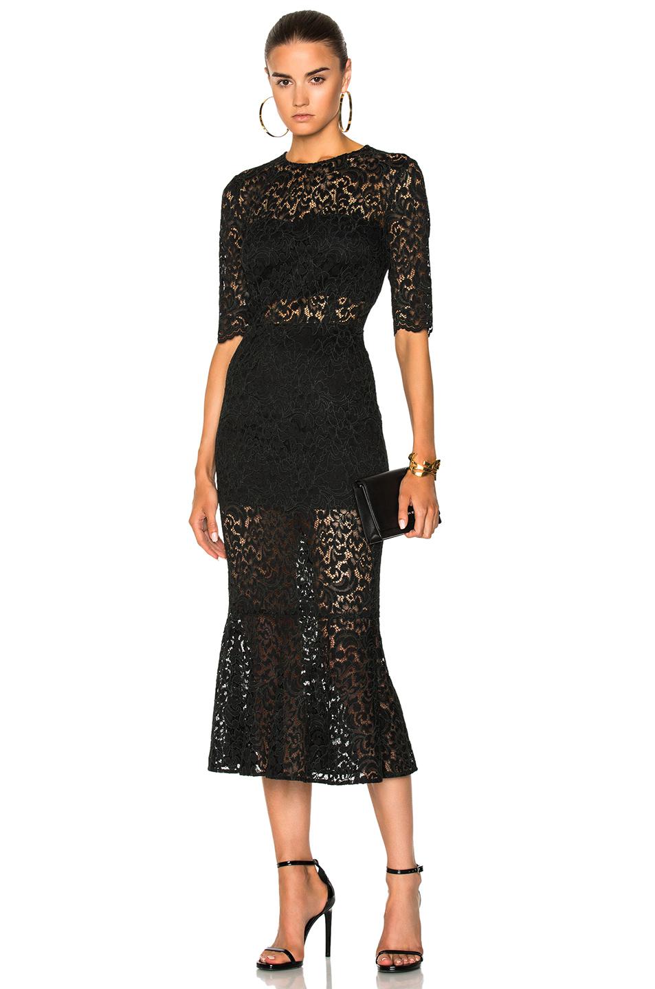 Veronica Beard Synthetic Linden Dress In Black - Lyst