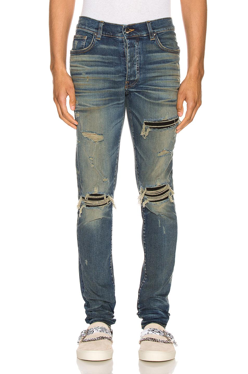 amiri mx1 jeans blue