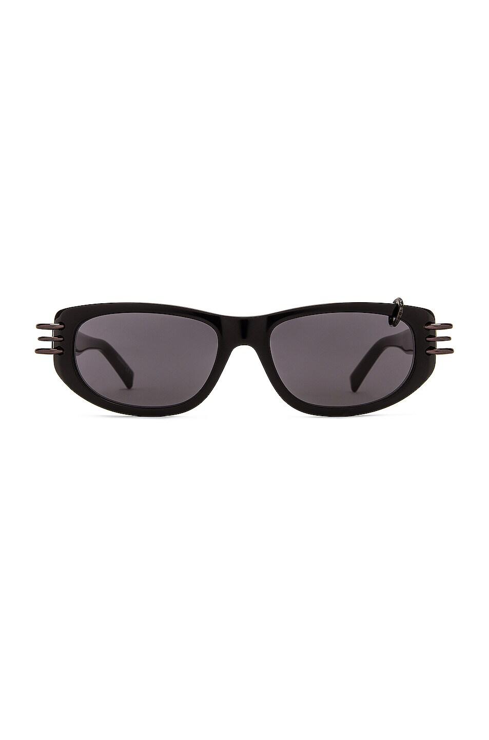 Givenchy Pierced Sunglasses in Black | Lyst