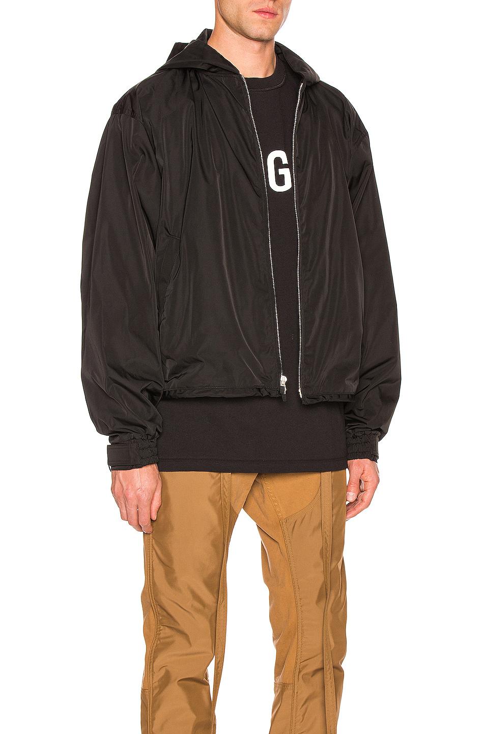 fear of god nylon full zip hoodie