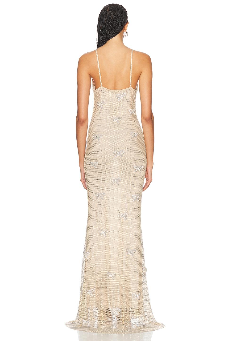 formal white dress with flowers Abbie White Floral Maxi Formal Dress - US 6 main image 1