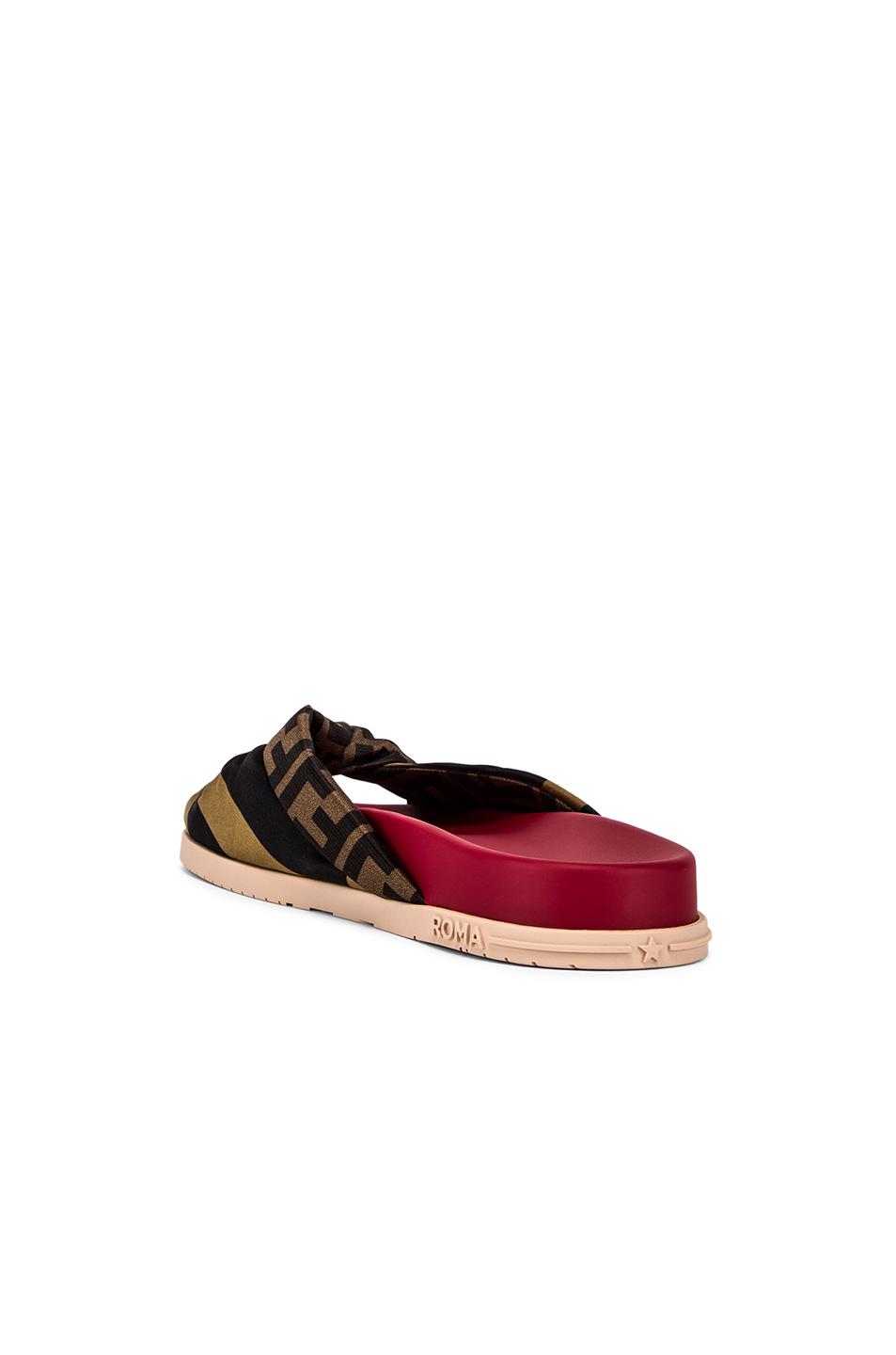 fendi sandals red