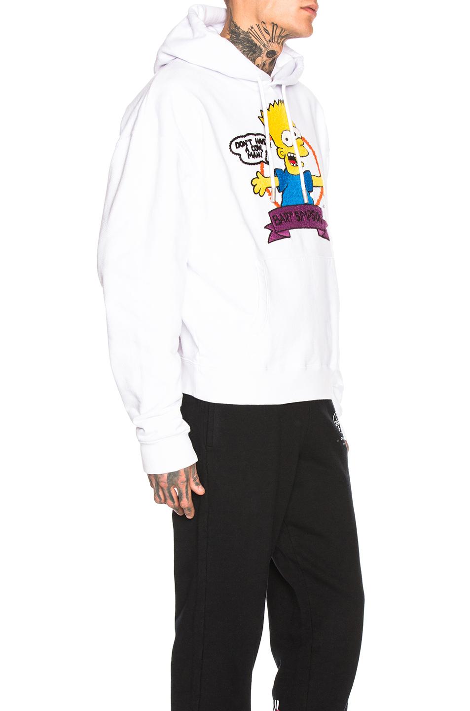 off white simpsons hoodie