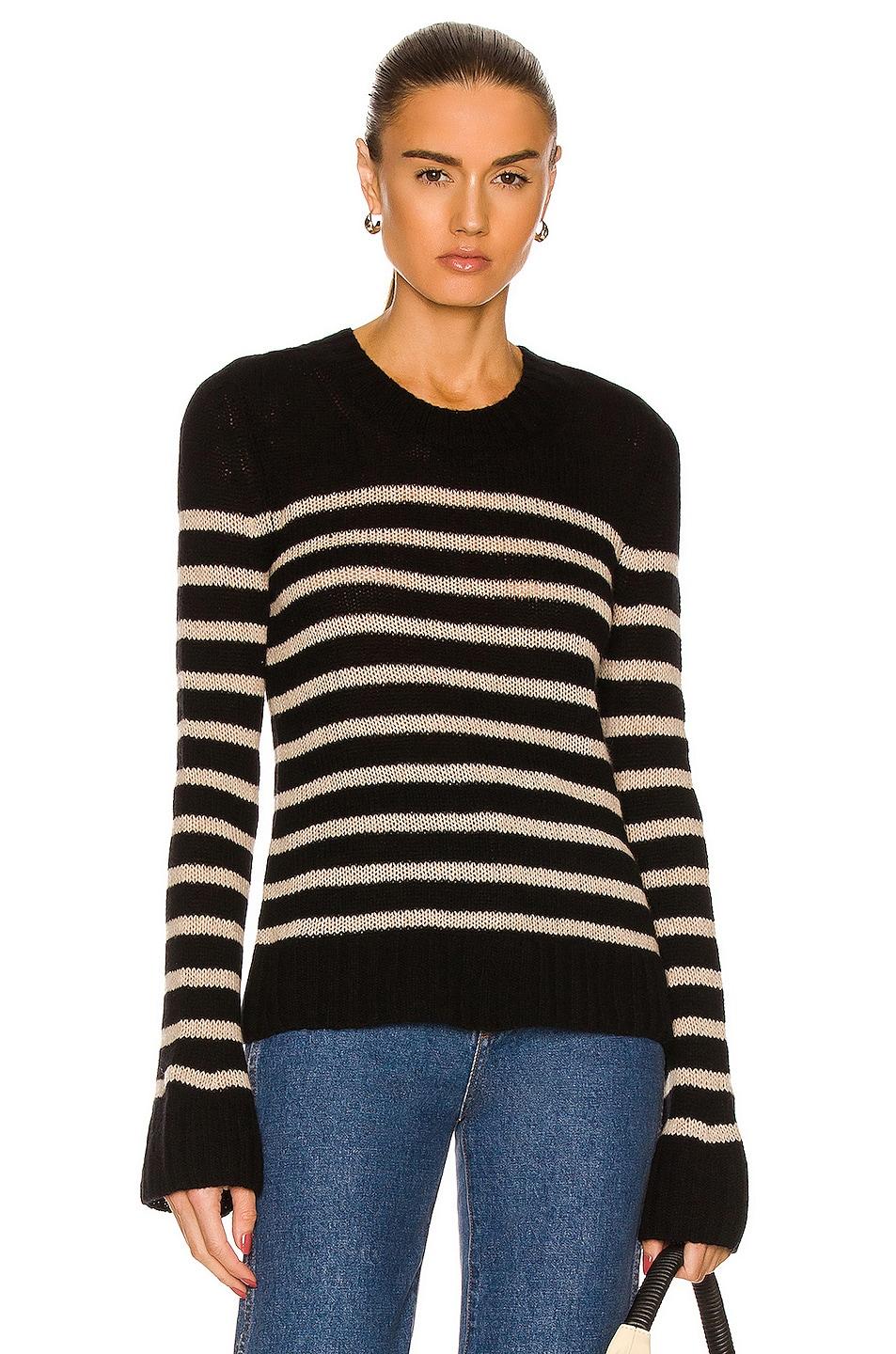Khaite Tilda Crewneck Marnier Stripe 