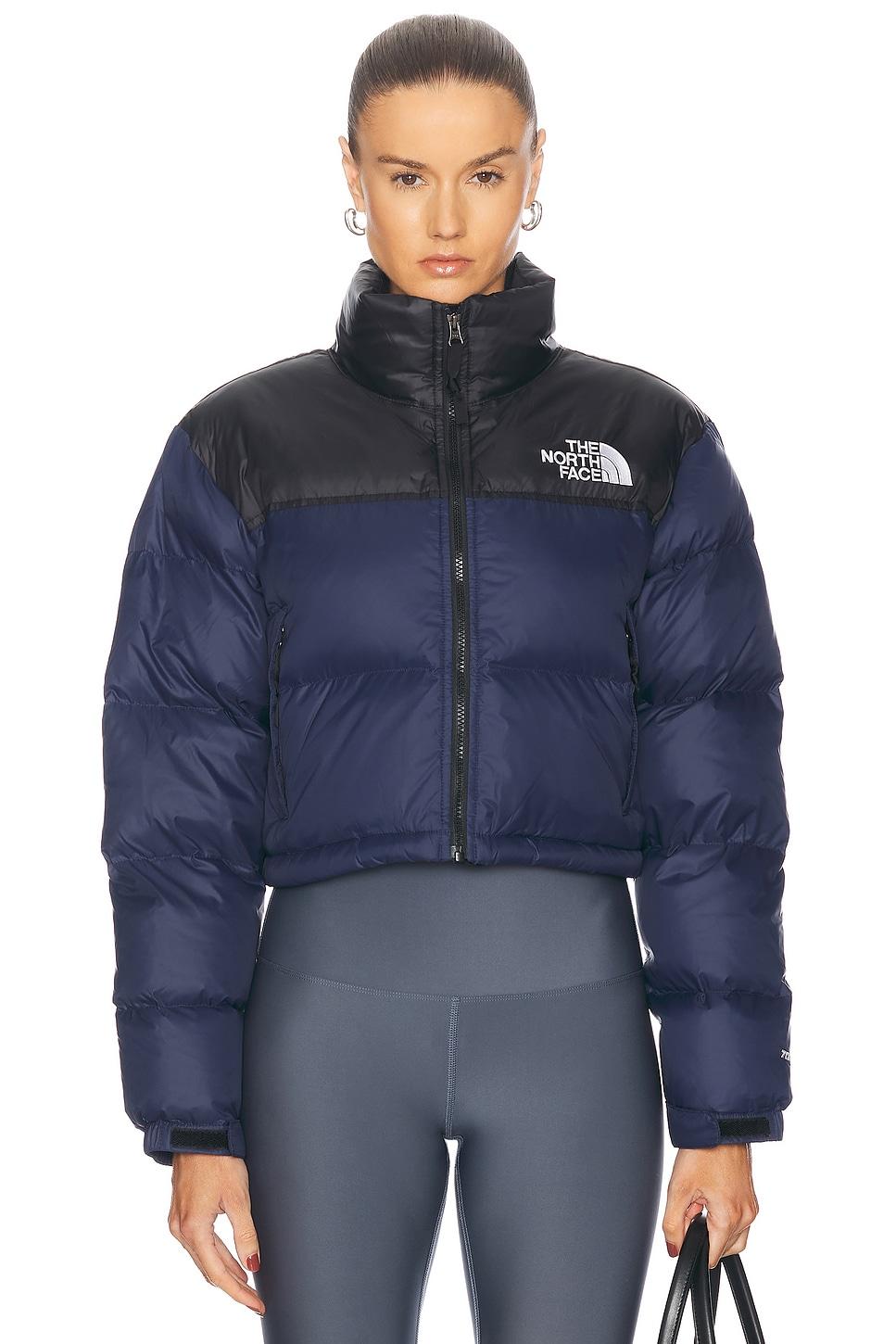The North Face Nuptse Short Jacket in Blue | Lyst