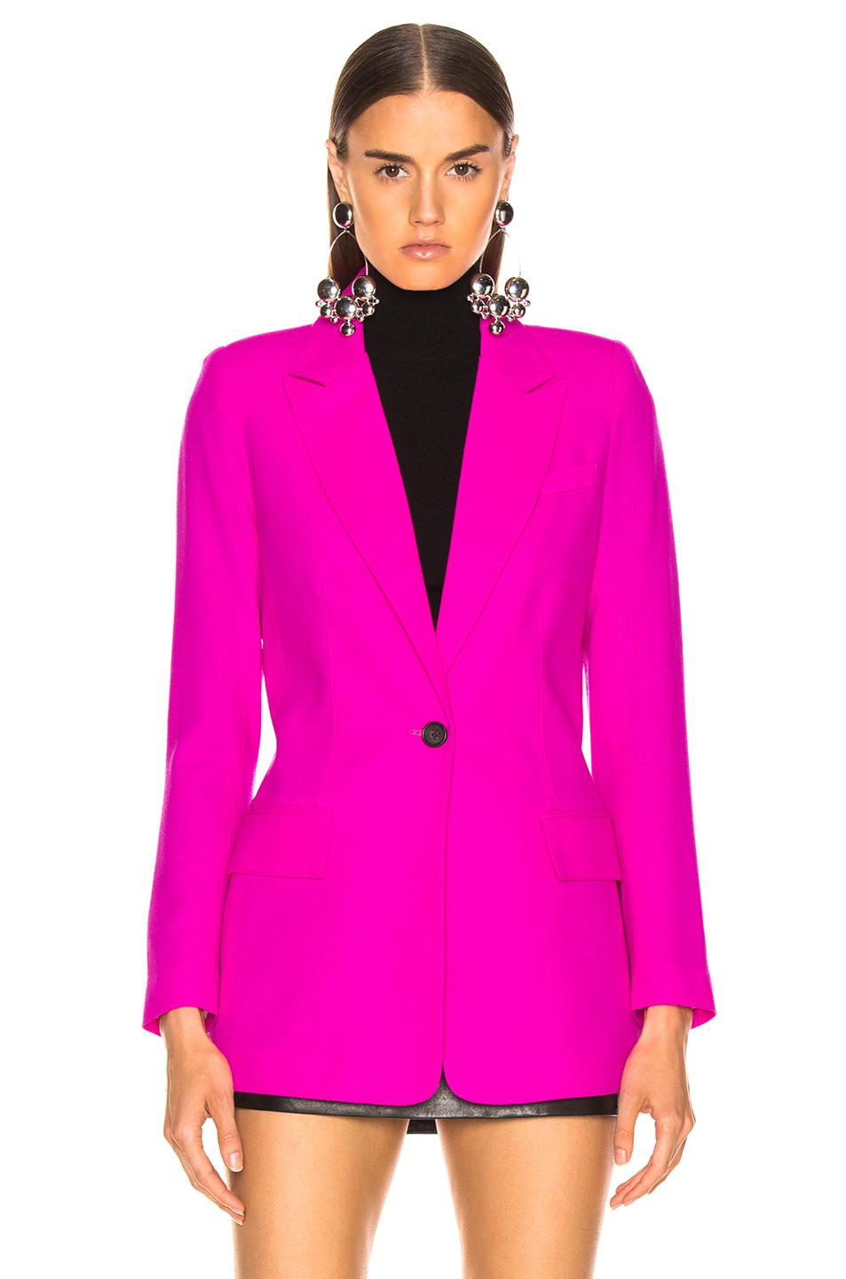 pink neon blazer