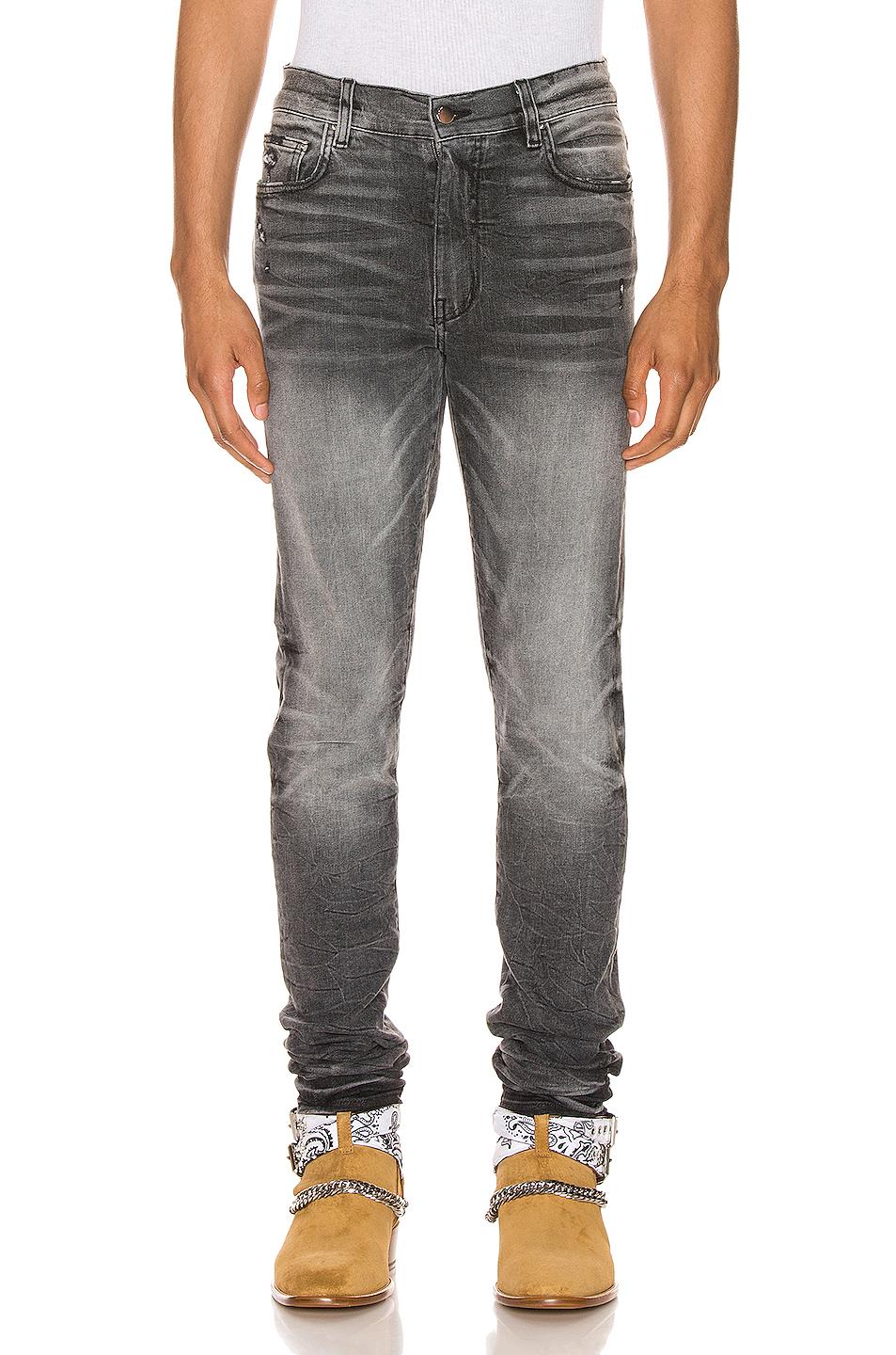 amiri grey jeans