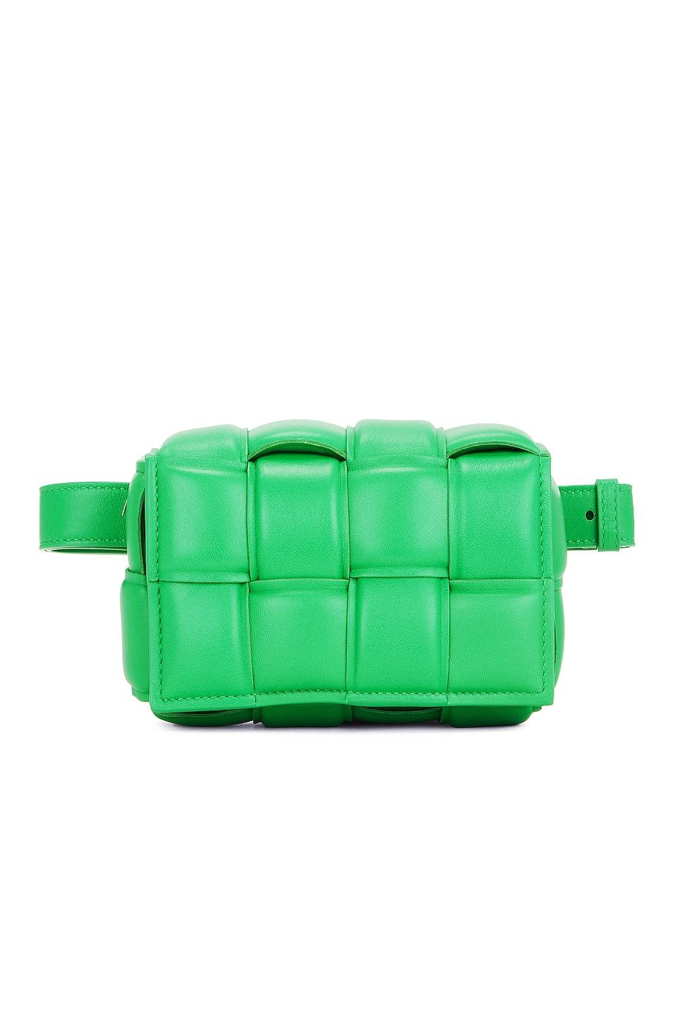 Bottega Padded Cassette Belt Bag in Green Lyst