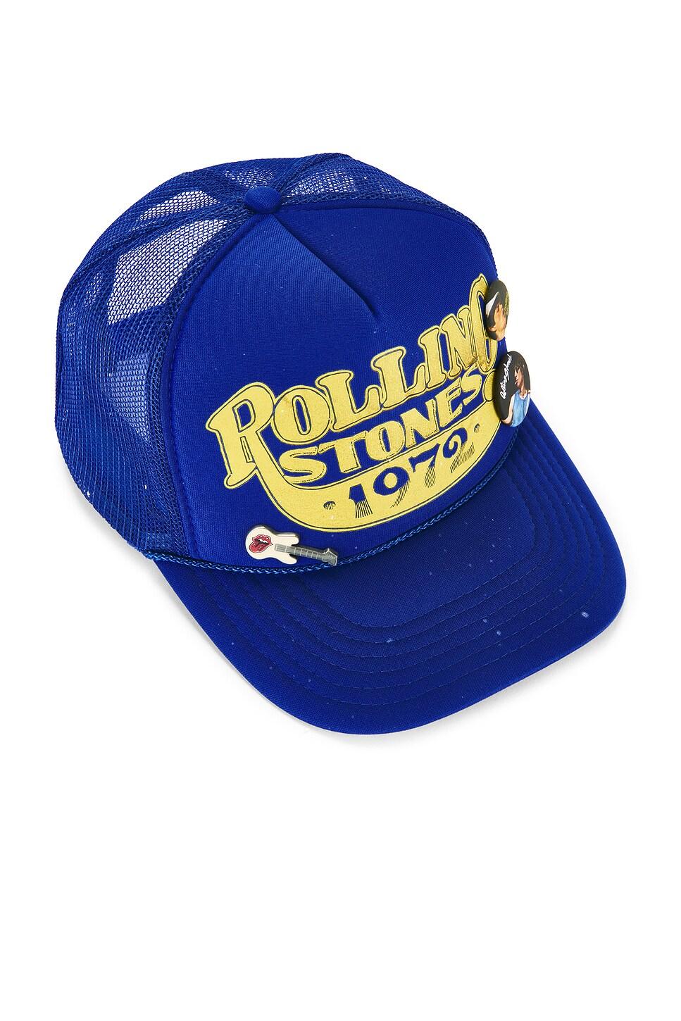 MadeWorn Rolling Stones Cap in Blue | Lyst