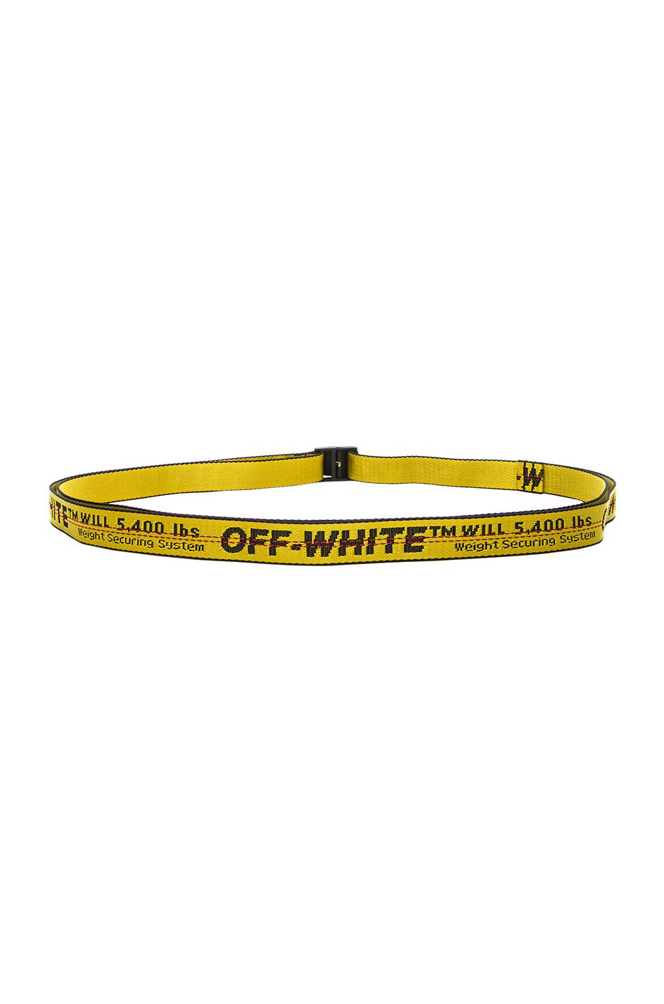 Off-White c/o Virgil Abloh Mini Industrial Belt Yellow & Black (Yellow) Lyst