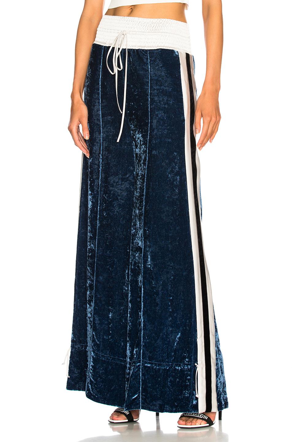 off white velvet pants