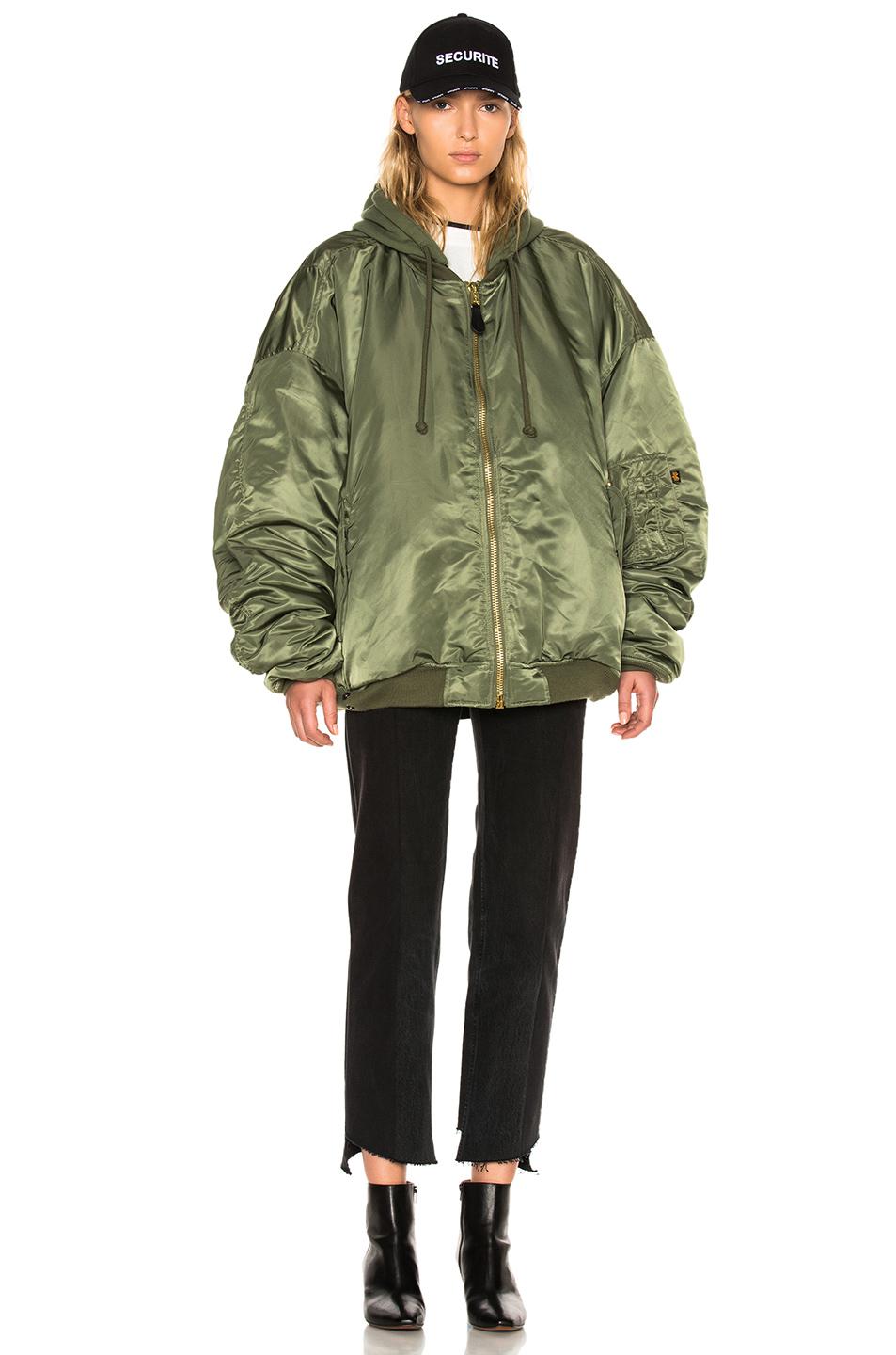 alpha industries oversized