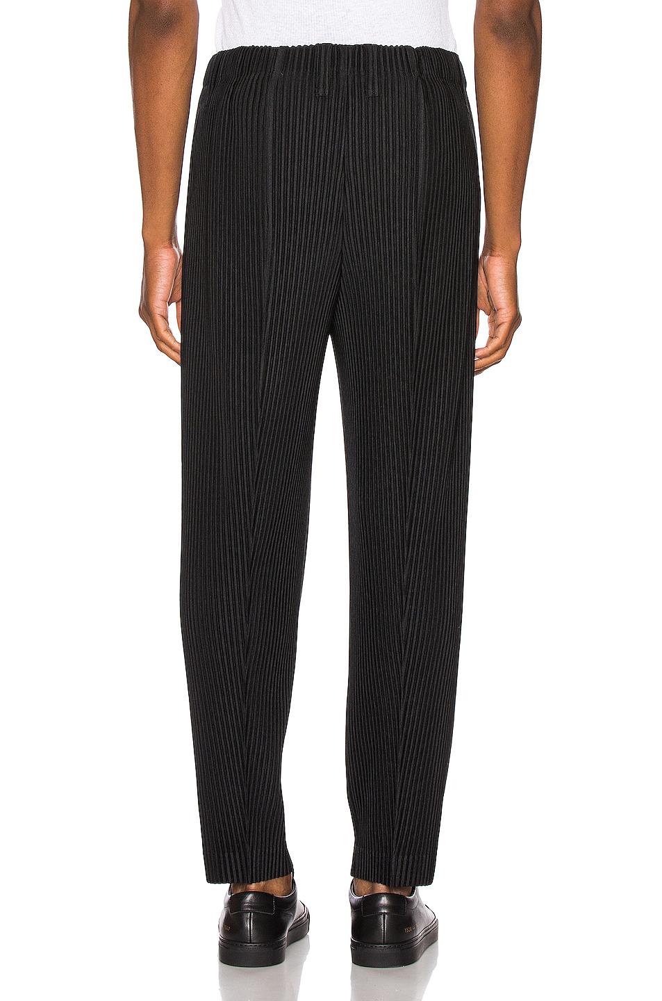 Homme Plissé Issey Miyake Tailored Pleats 2 Trousers in Black for Men
