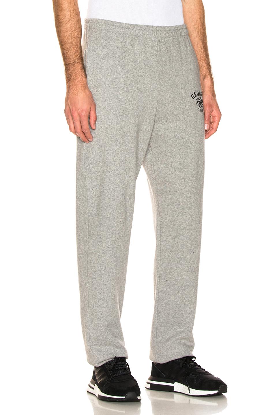 Vetements Cotton Georgia Jogging Pants in Grey (Gray) for Men - Lyst