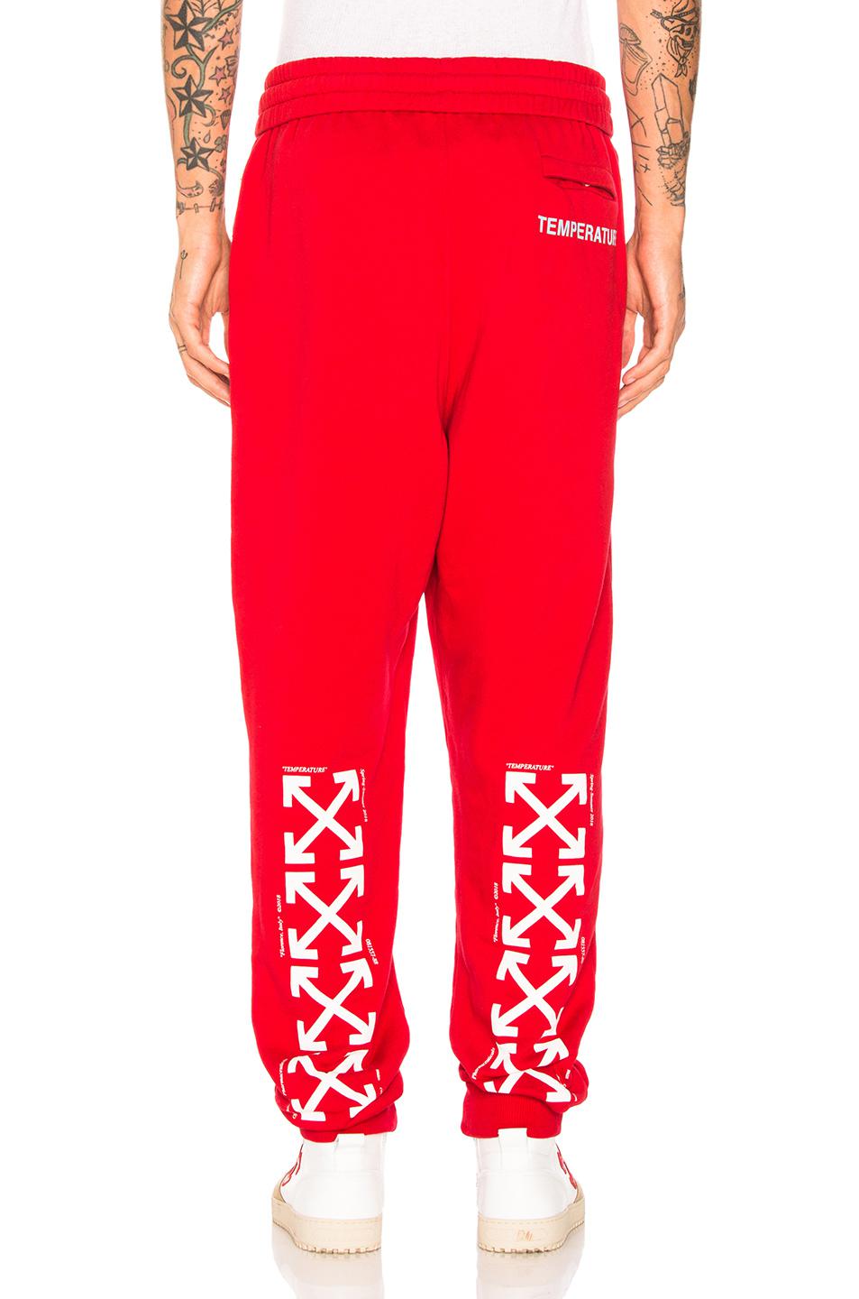 Virgil Abloh Cotton Monalisa Sweatpants 