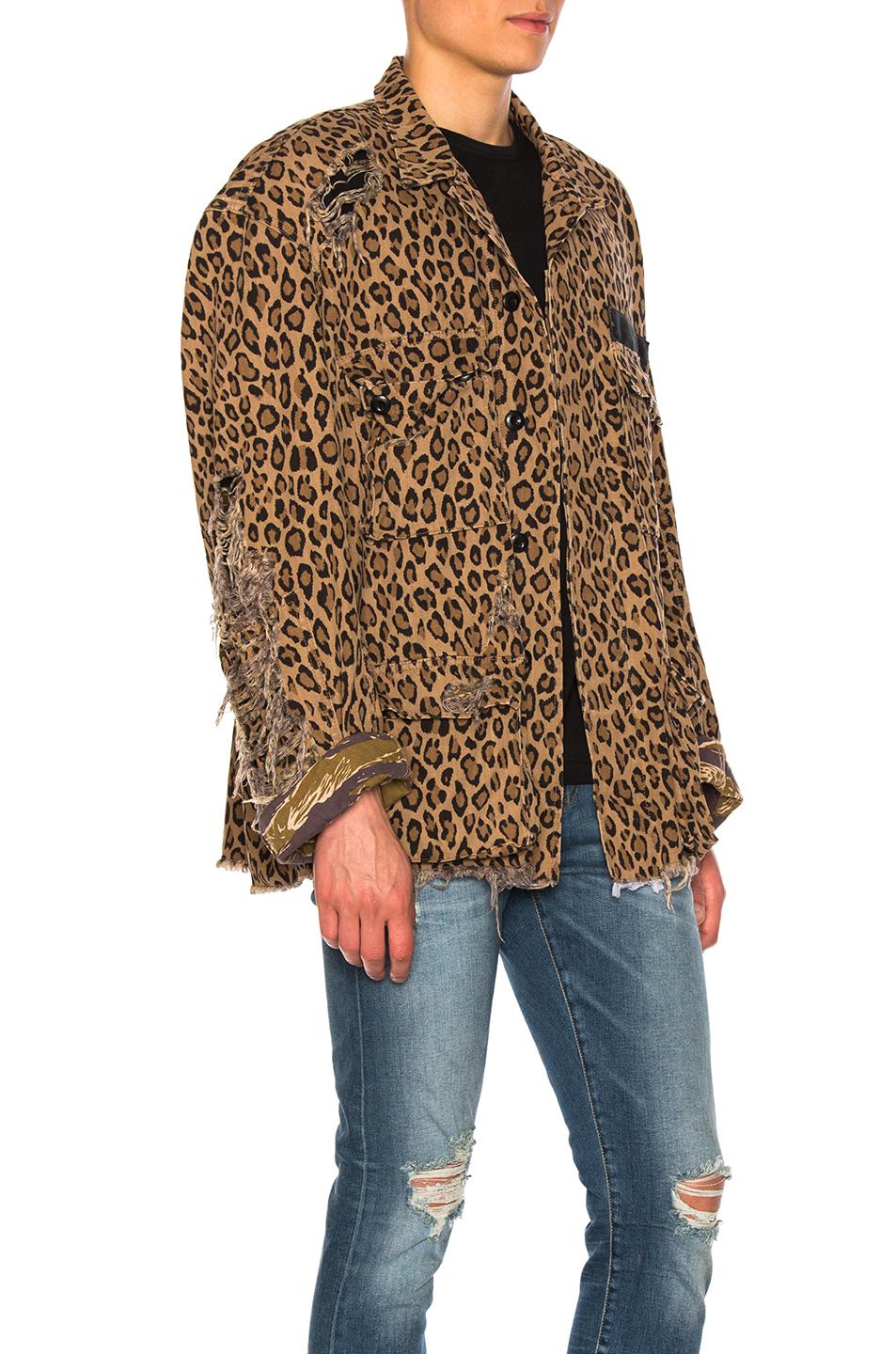 r13 leopard blazer