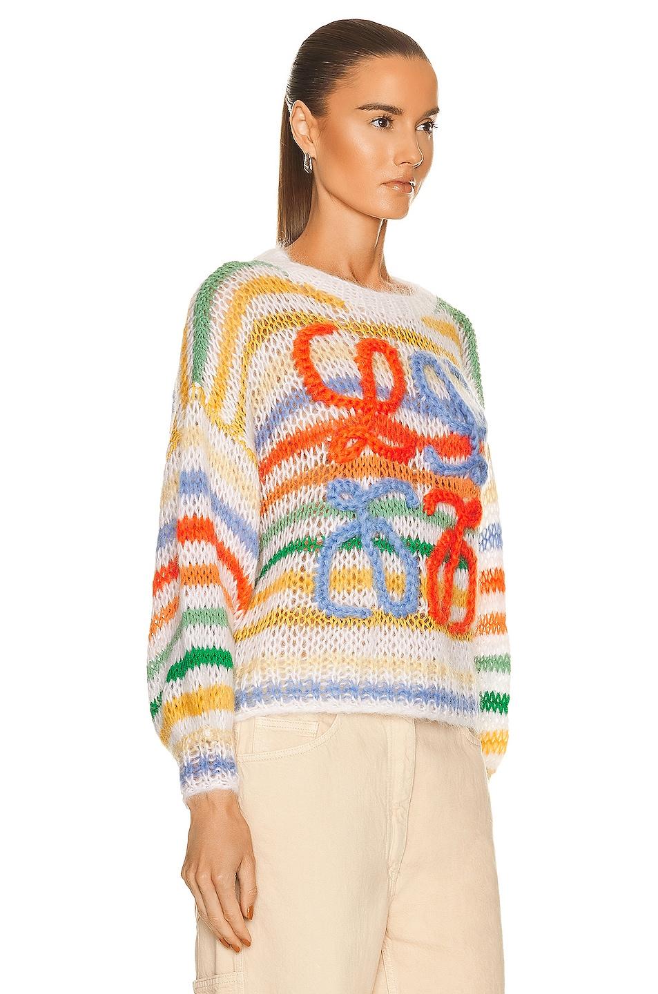 Loewe Stripe Mohair Sweater | Lyst