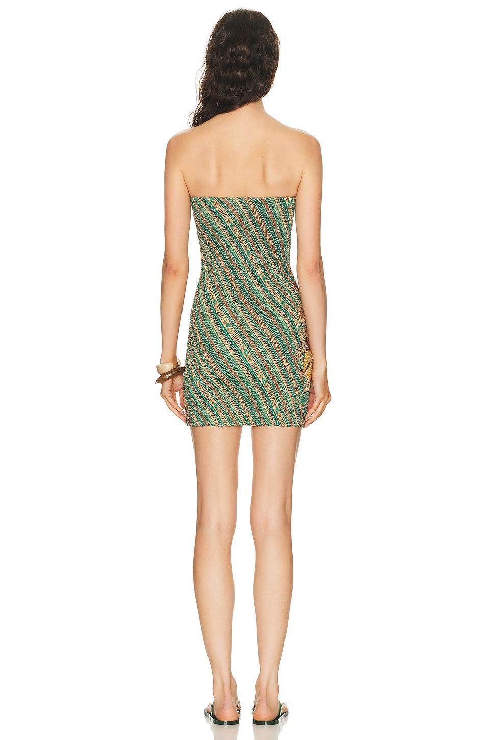 akoia swim green dress Akoia Swim for FWRD Bahu Mini Dress in Green