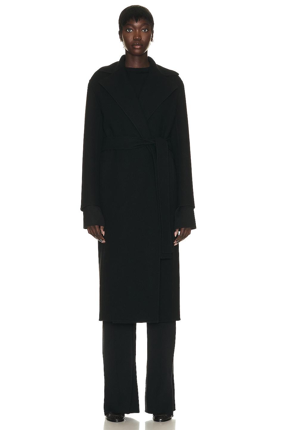 The Row Malika Coat in Black | Lyst