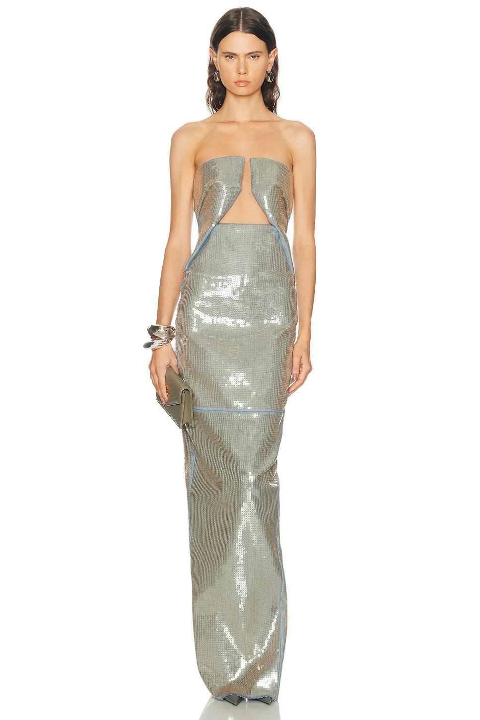 metallic skater dress Alien Dress Rave Metallic Futuristic Mini Dress for Music Festival Party Lake Blue