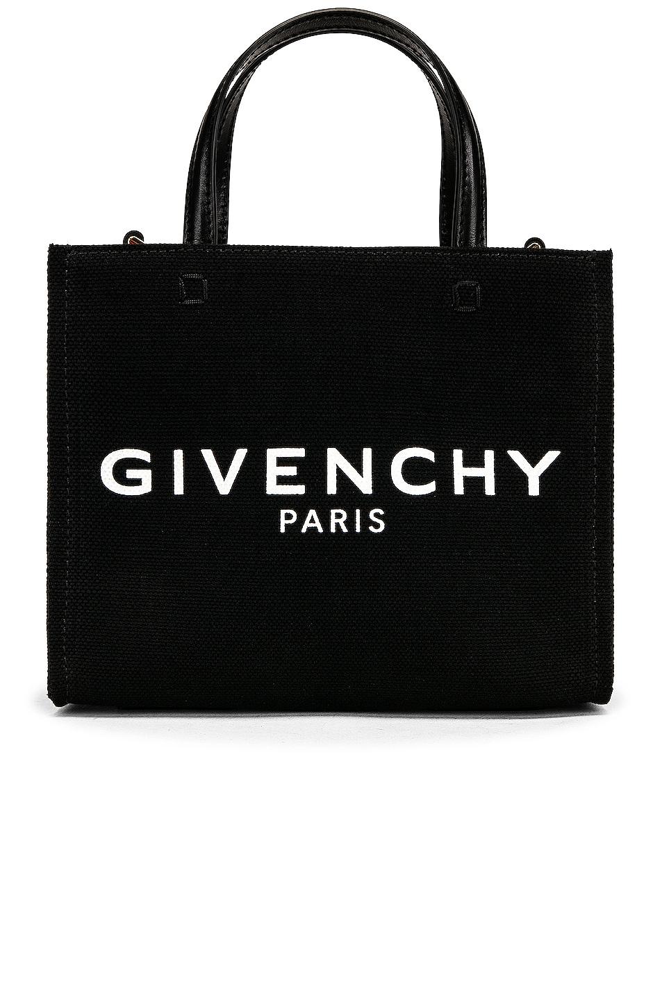 Donna Borse tote da Borse tote Givenchy Borsa G Mini in canvas di Givenchy in Nero 