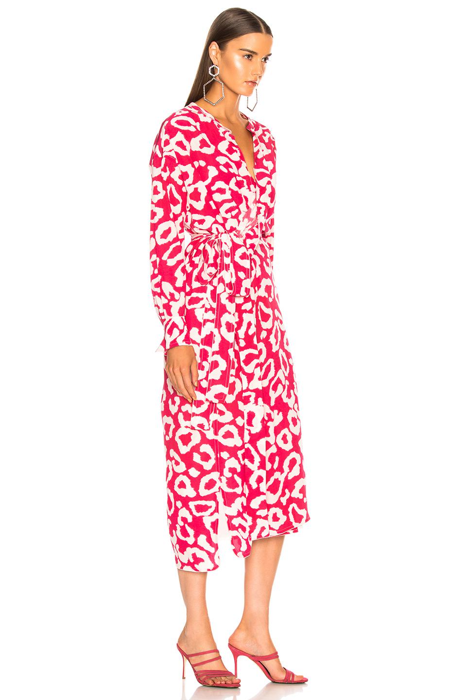 calypso rose print dress