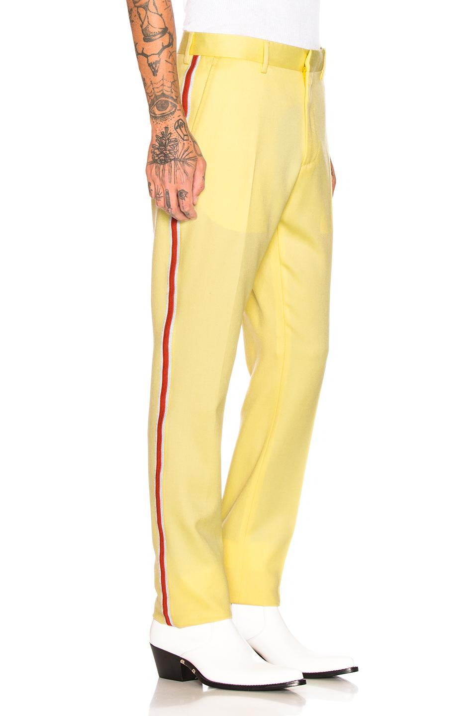 calvin klein yellow pants