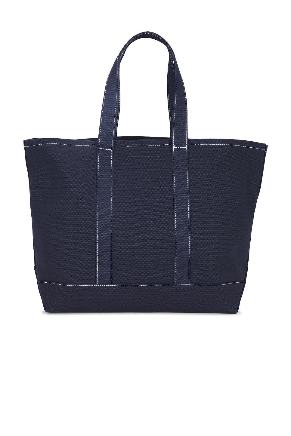 Sporty&Rich｜ (Vendome Tote Bag - Navy/White (BA0065082 sporty-rich-Navy-Vendome-Tote-
