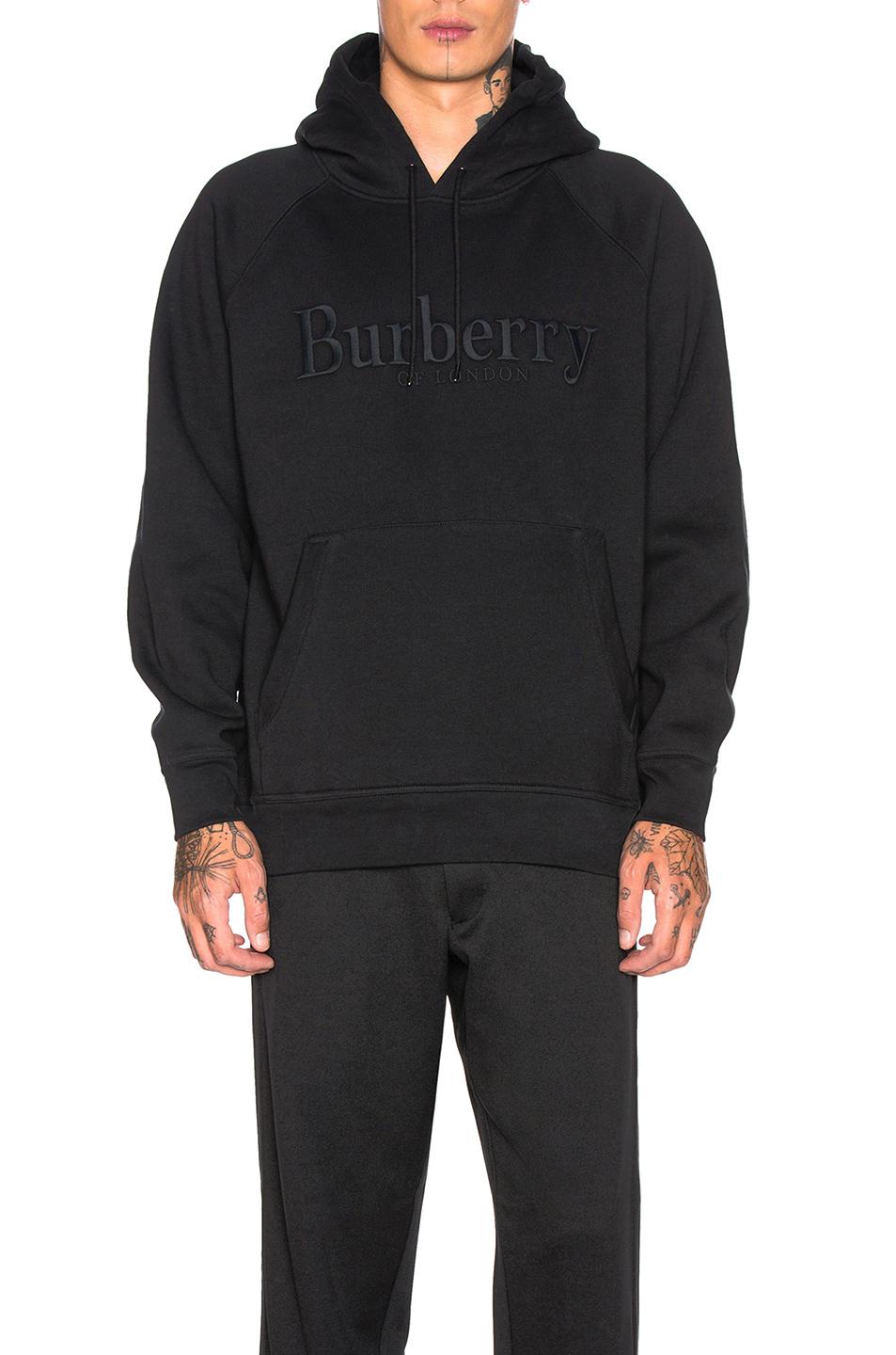 burberry clarke logo hoodie