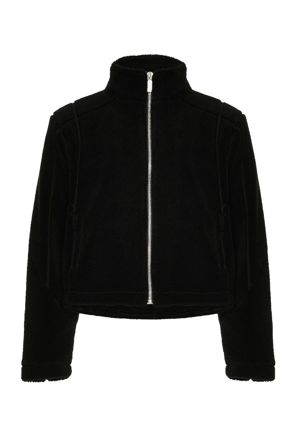 C2H4 Intervein Stitch Fleece Jacket in Black for Men | Lyst UK