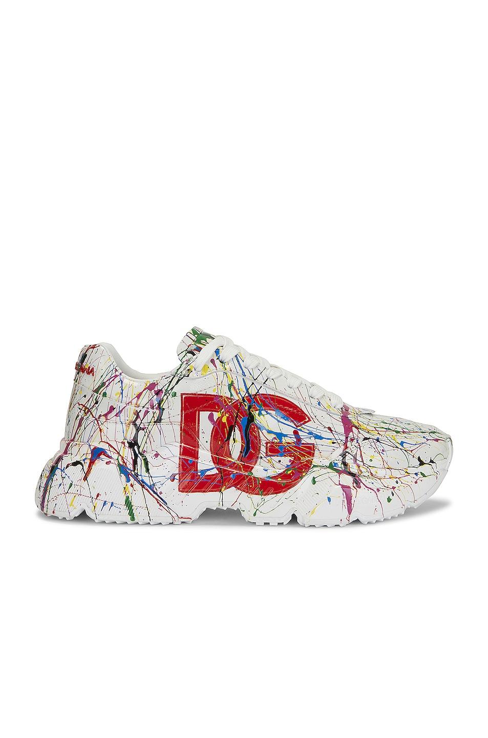 Dolce & Gabbana Paint Splatter Sneaker for Men | Lyst