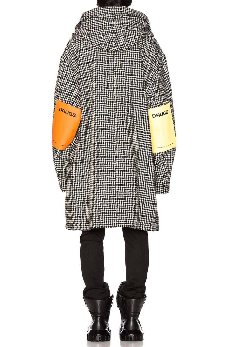 raf simons padded parka