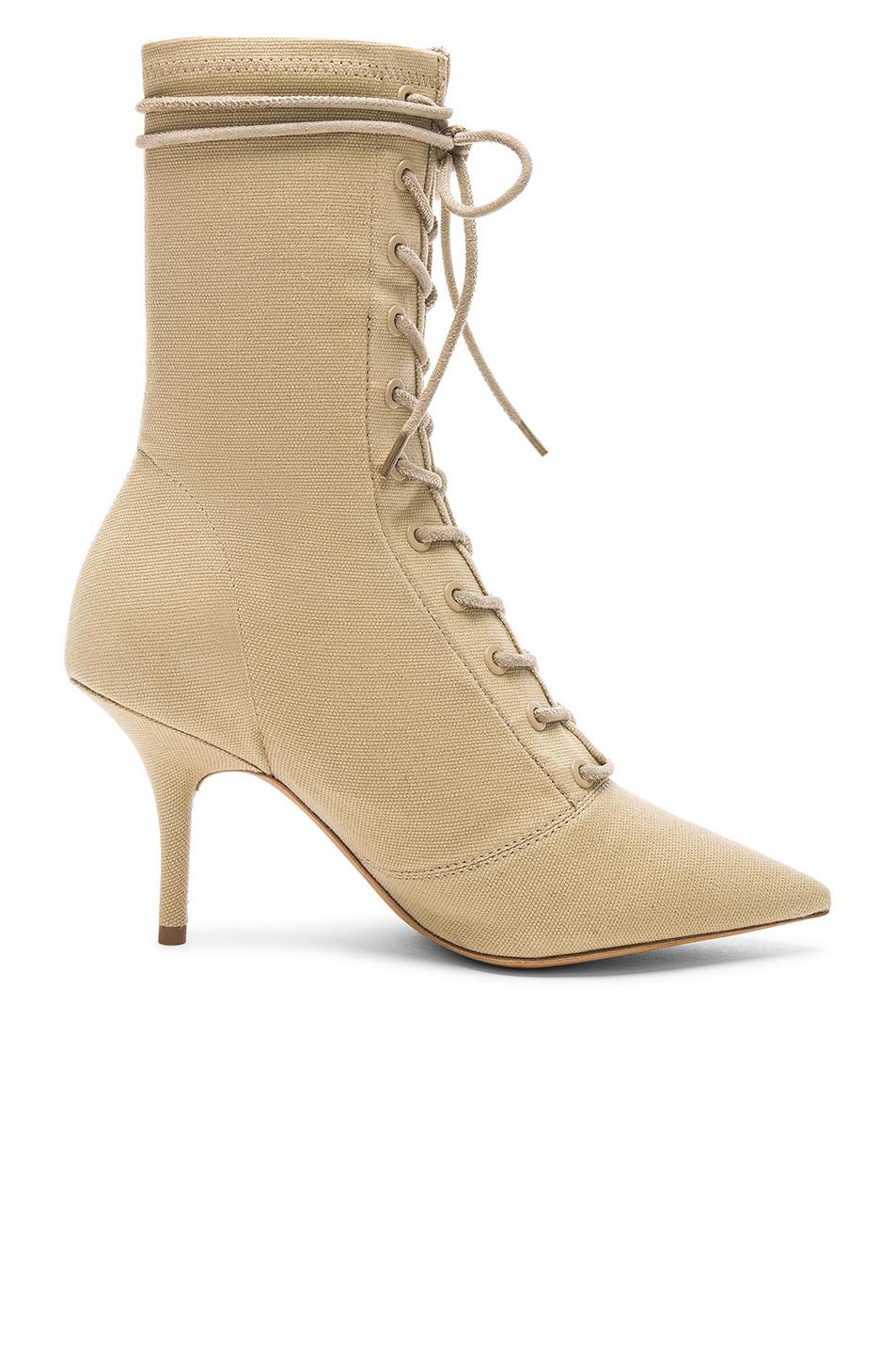 yeezy stretch canvas boots