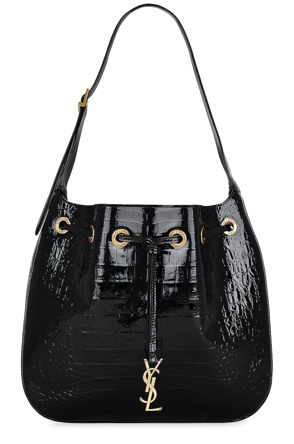 Saint Laurent Medium Paris Vii Hobo Bag in Black Lyst