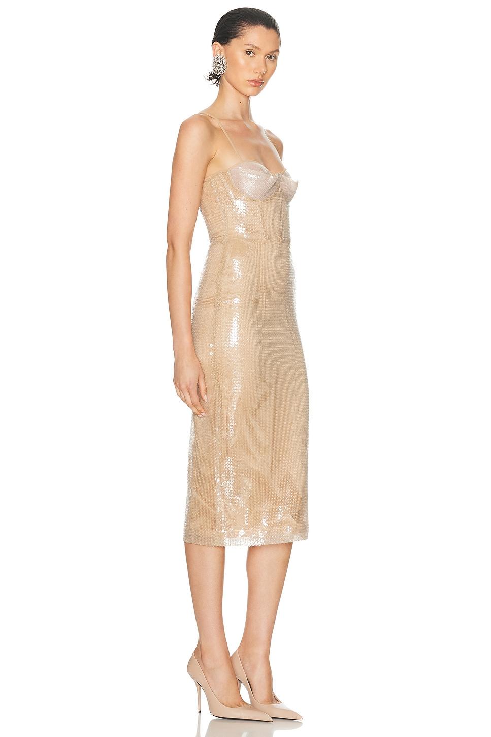 david koma corset dress David Koma 3D LACE FLOWER AND CORSET GOWN WHITE/BEIGE / 10