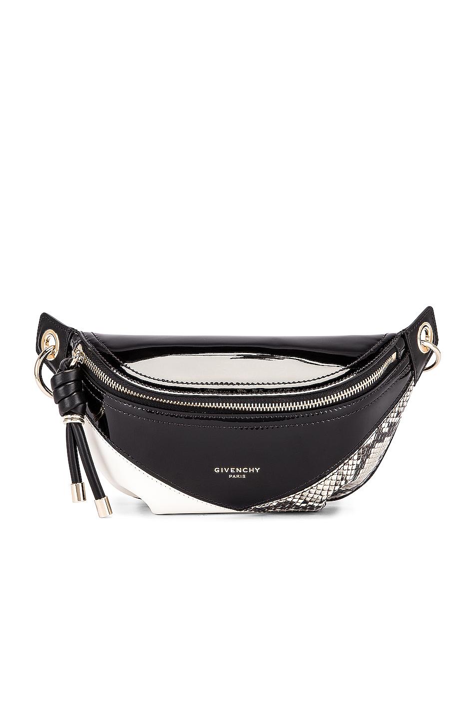 Givenchy Leather Mini Whip Belt Bag in Black & White (Black) - Lyst