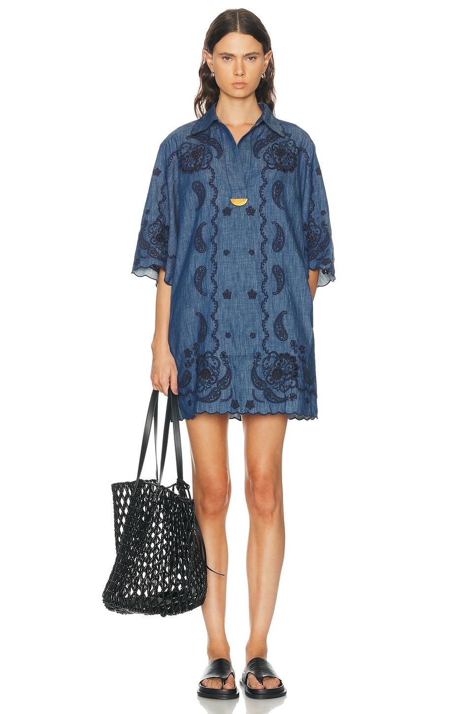 Designer Embroidered Denim Dresses for Women - Up to 33% off | Lyst