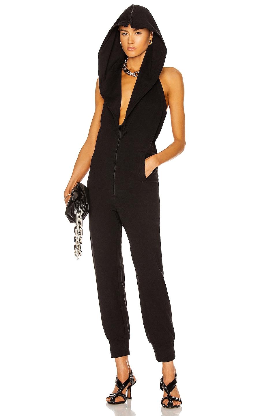 norma kamali turtleneck jog jumpsuit