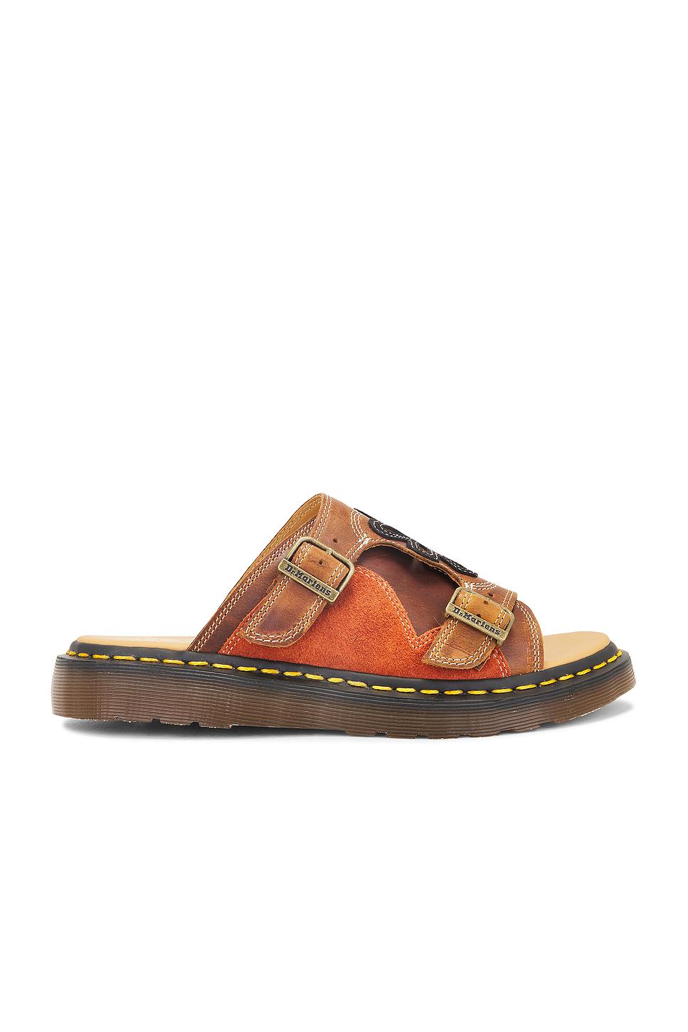 Dr. Martens Dayne Applique Sandal in Brown | Lyst