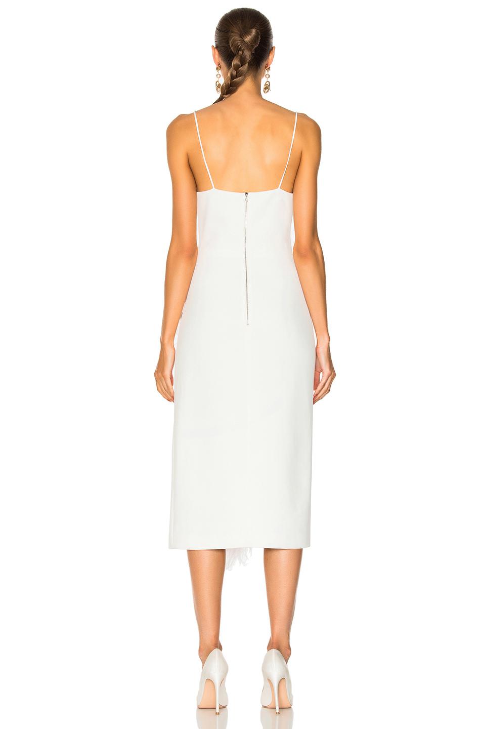 david koma side split midi dress