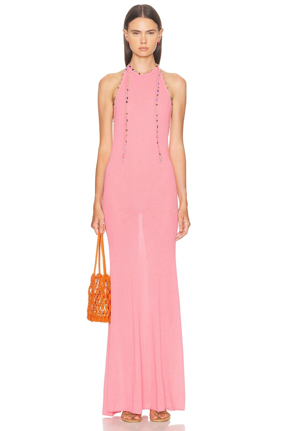 made with love halter dress Love At First Twirl Halter Corset Satin Midi Dress
