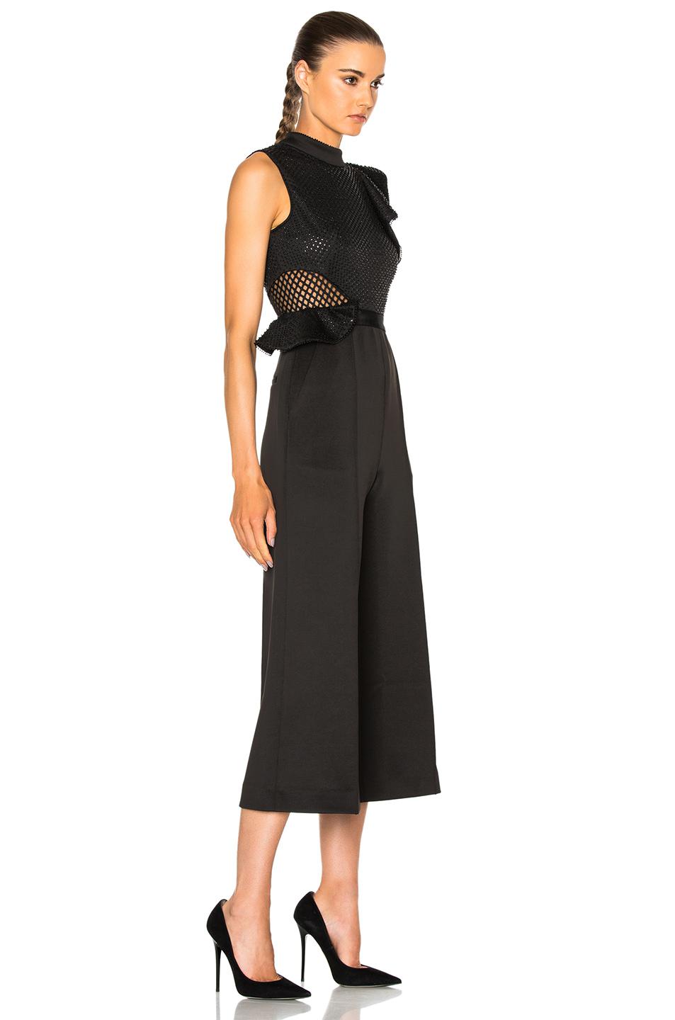 black beaded jumpsuit