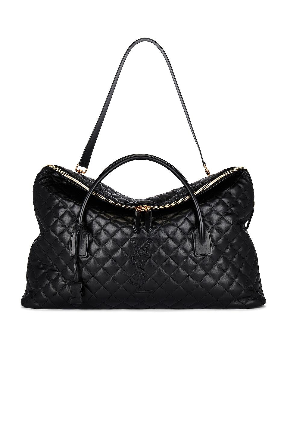 Saint Laurent Quilted Duffle Bag in Black Lyst