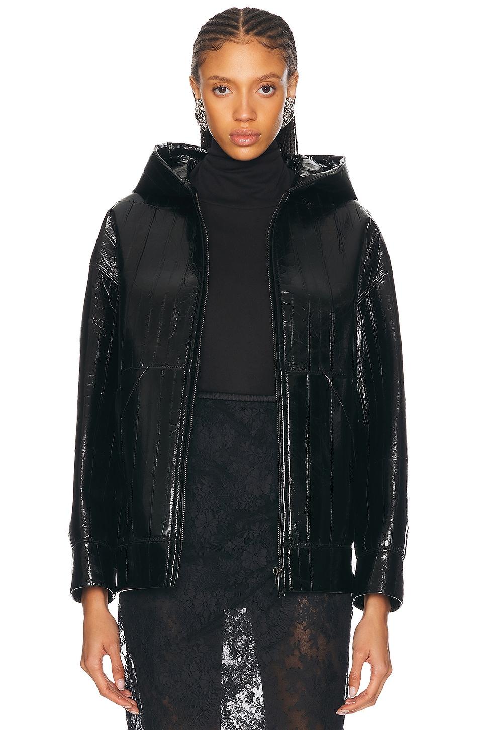 ジャケット VALENTINO Woman Jacket Black 5B0CI0RN4H2 0NO New Valentino 'Rockstud' Leather Jacket' Size 4 Black | eBay