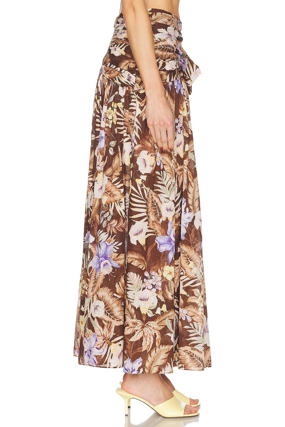 Zimmermann Coco Bow Maxi Skirt | Lyst