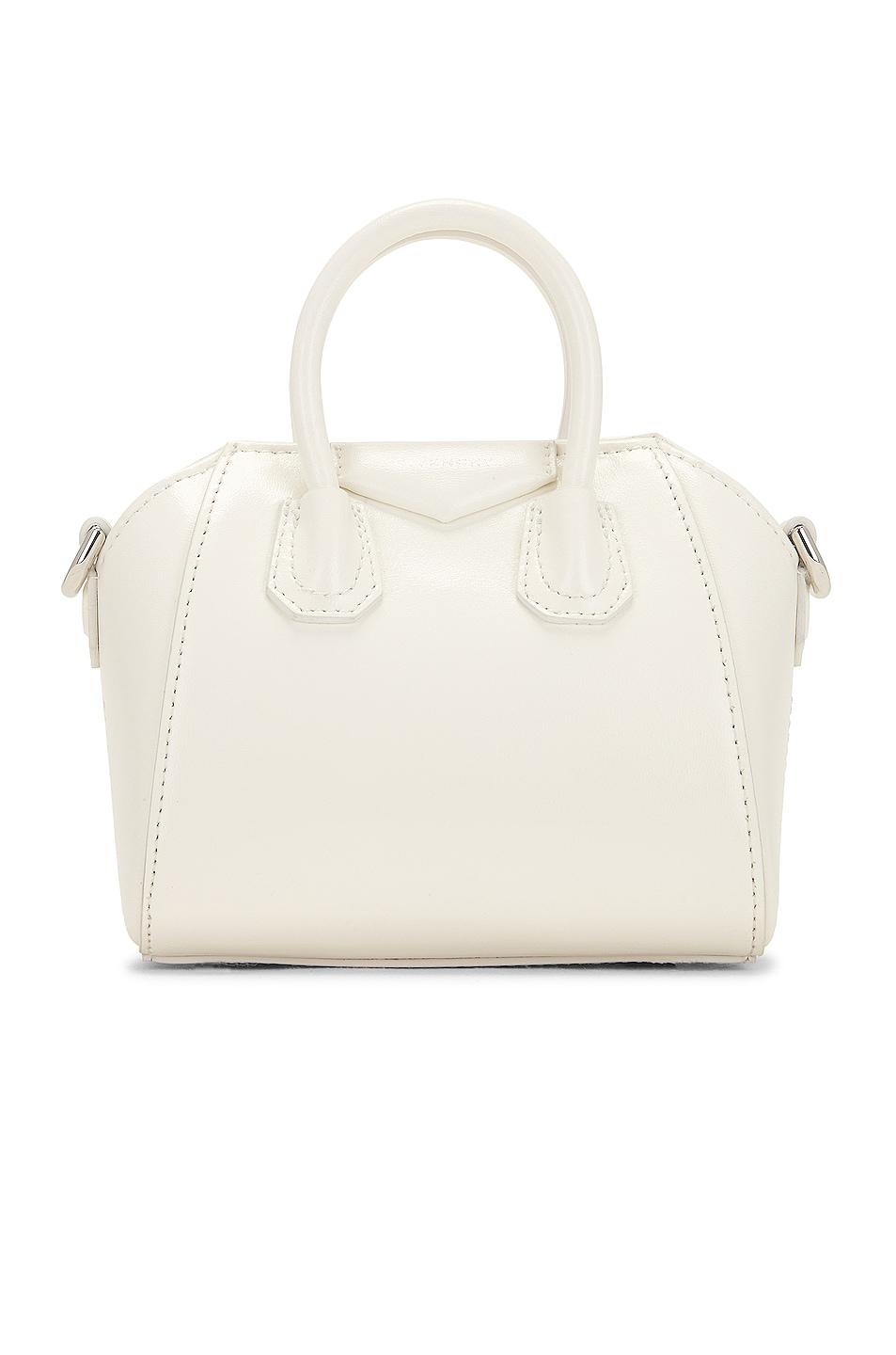 Givenchy Leather Micro Antigona Bag in Ivory (White) | Lyst