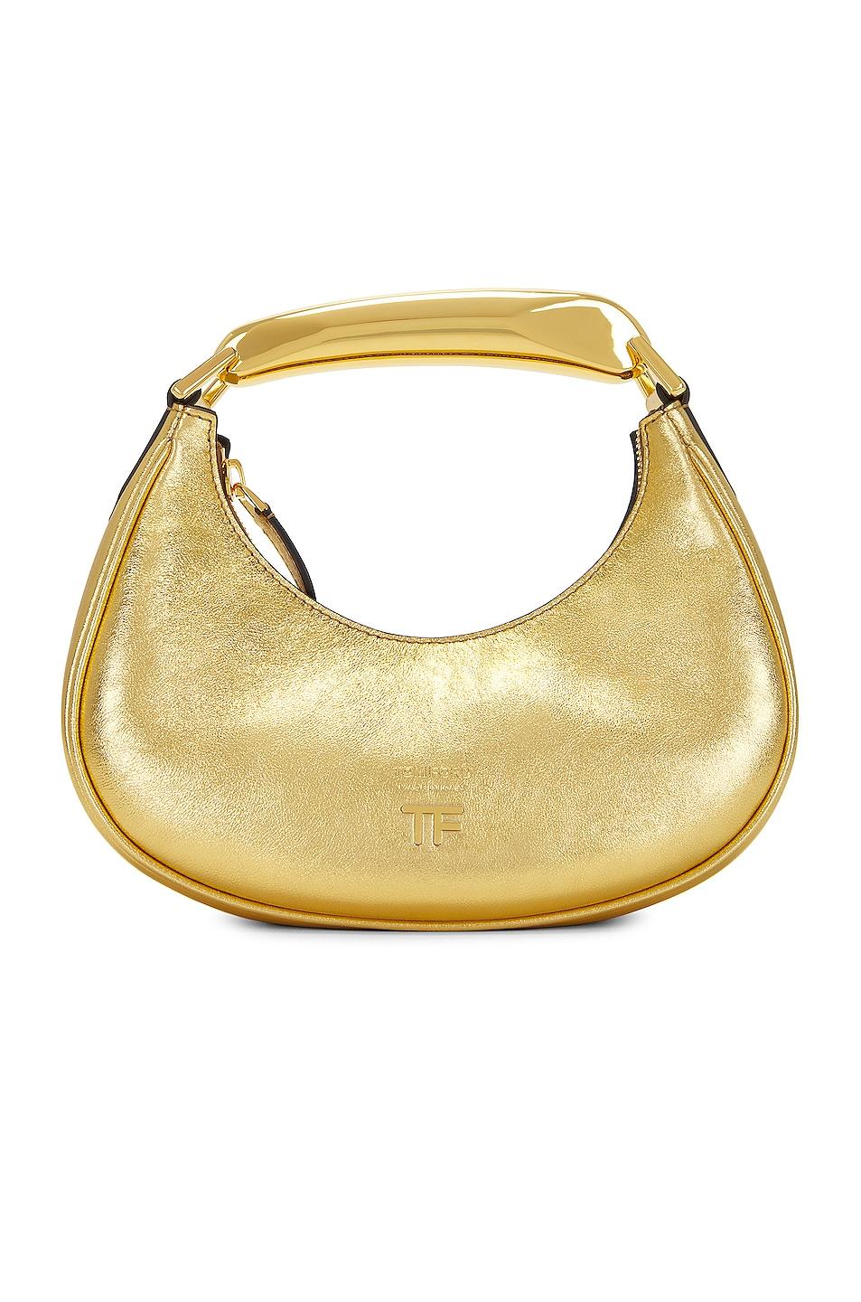 Tom Ford Laminated Bianca Mini Hobo Bag in Metallic Lyst