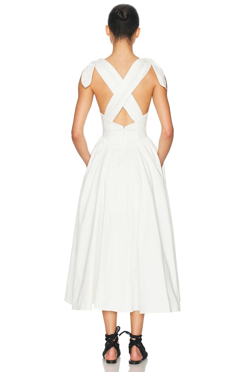 strapless open back dress Rabatia Mini Dress Blue main image 0