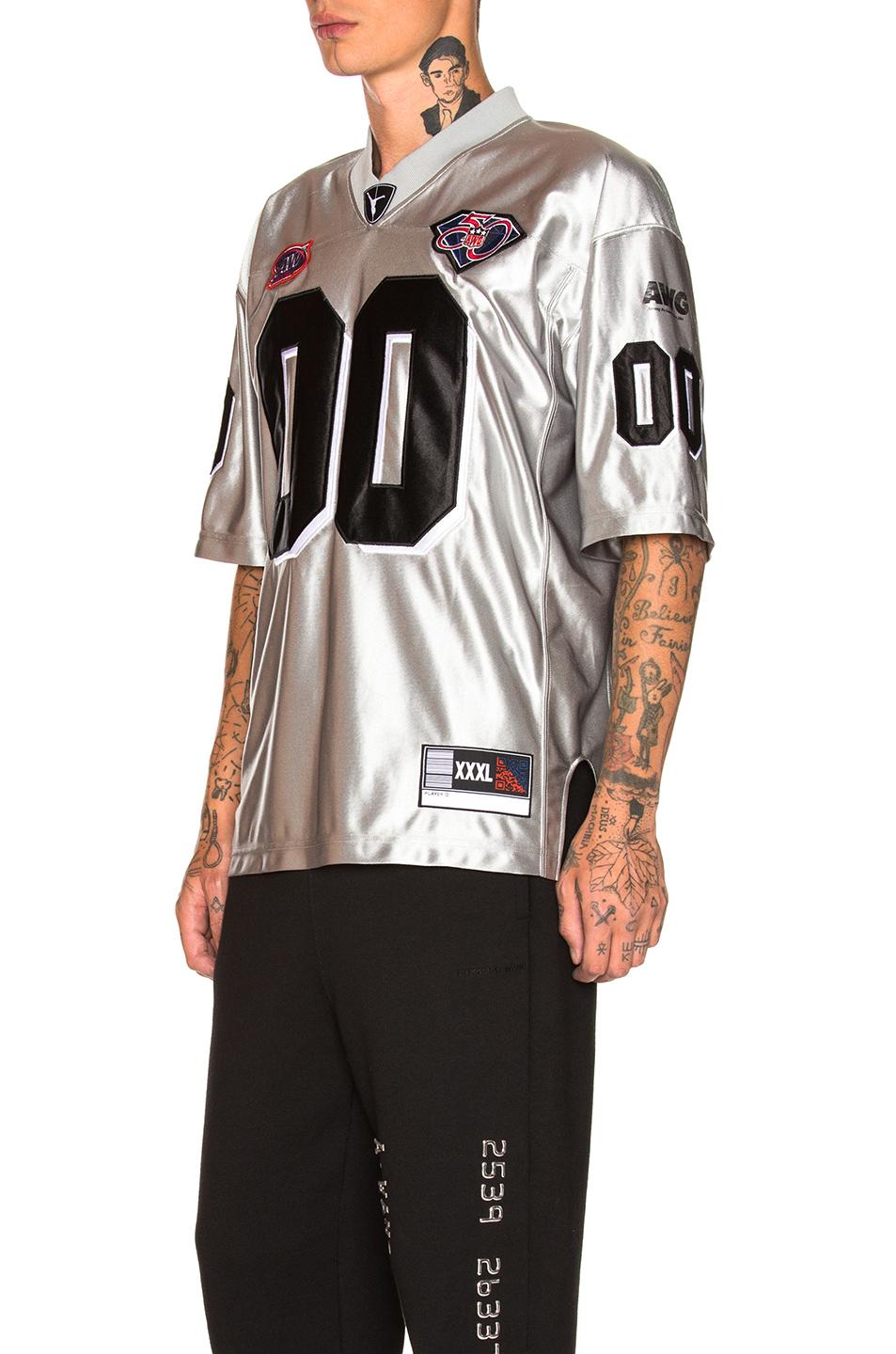Alexander Wang Football Jersey in Metallic for Men | Lyst Alexander Wang Football Jersey in Metallic for Men | Lyst
